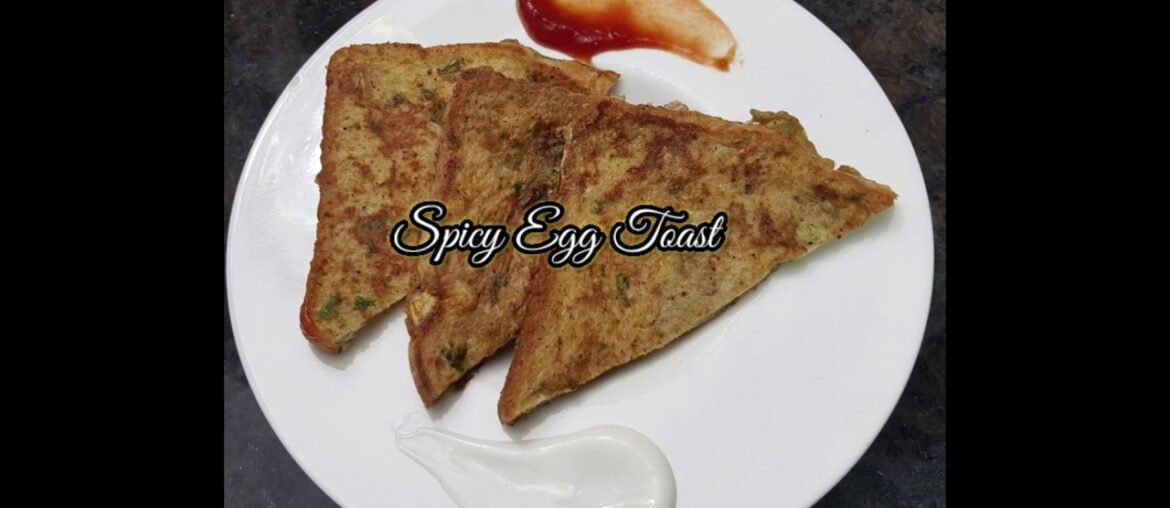 Quick Snack~Breakfast recipe |Spicy Egg French toast