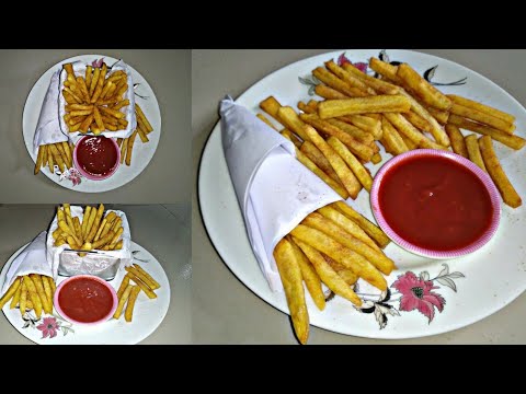 রেস্টুরেন্ট স্টাইলে ফ্রেঞ্চ ফ্রাইস এর রেসিপি | Crispy French Fries | French Fries Recipe রেস্টুরেন্ট স্টাইলে ফ্রেঞ্চ ফ্রাইস এর রেসিপি | Crispy French Fries | French Fries Recipe