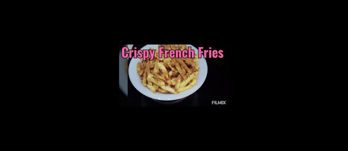 crispy french fries recipe by Cooking With Ayesha | spicy besan walay fries recipe