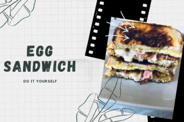 Egg sandwich, french toast, egg recipe, bacon - gouda cheese