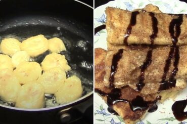 Easy Banana French Toast Recipe | Street Food