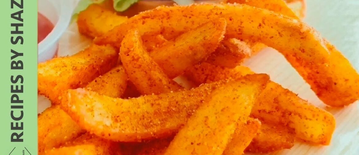 KFC Spicy French Fries Recipe At Home - Original KFC Spicy Fries