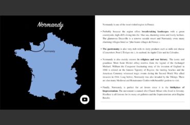 Zoom Presentation: 5 France Regions and their local specialties, food & wine