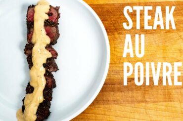How to Make Steak Au Poivre with A5 Japanese Wagyu