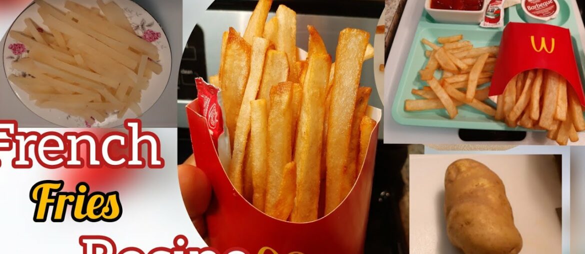 How To Prepare McDonald's French  Fries/How To Prepare French Fries Recipe/Homemade French fries