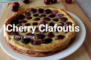 Easy Cherry Clafoutis Recipe - French Custard Dessert