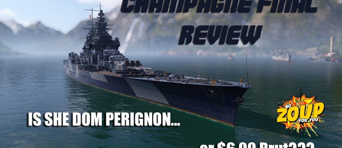 Champagne Tier 8 French Premium Battleship Review