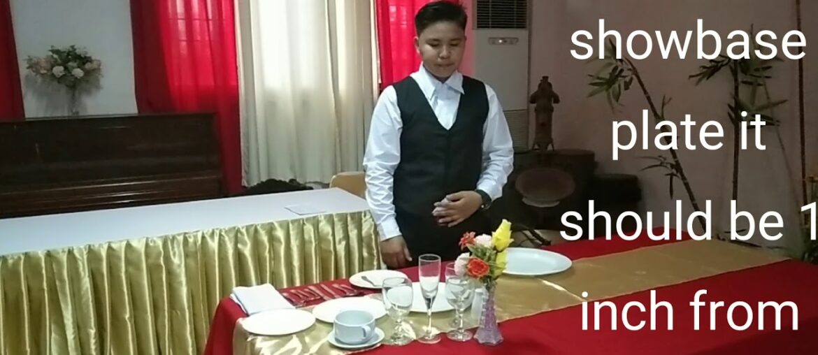 Short demonstration for Russian and French table set-up