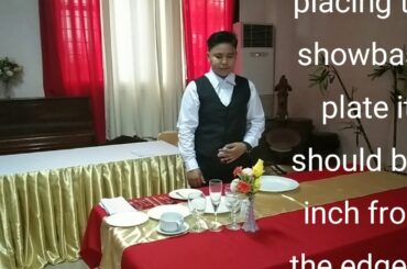 Short demonstration for Russian and French table set-up