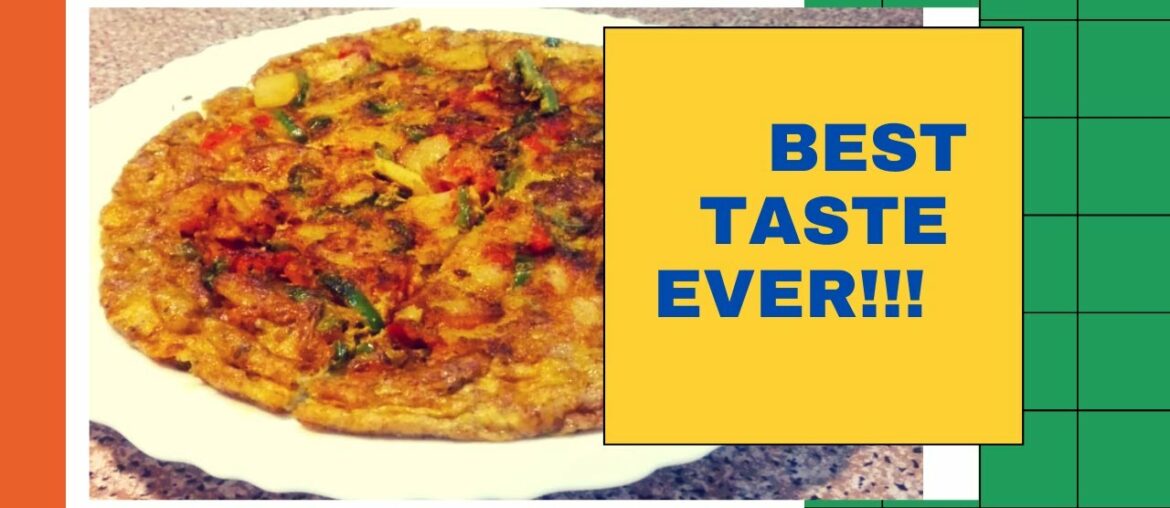 STEPS TO MAKE FRESH VEGETABLE FRENCH OMELETTE / HEALTHY STEP BY STEP RECIPE