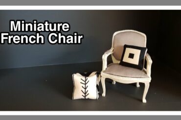 [돌하우스 가구] 미니어처가구 프렌치 체어 Miniature furniture French chair