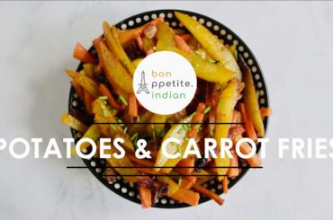 French Fries with Carrots (Indian Style) | Yummy Easy Indian Recipe | 3 SPICES | How to cook