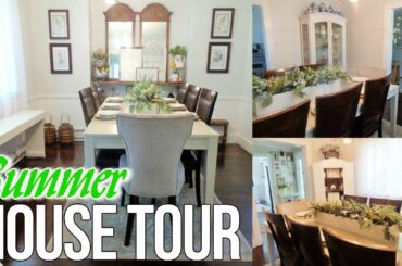 SUMMER HOUSE TOUR 2020 |Dining Room Tour |Modern Farmhouse French Cottage Style