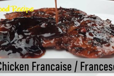 Chicken Francaise recipe Without Wine  | The Most Viewed Recipe|Francese Video by Food Recipe Record