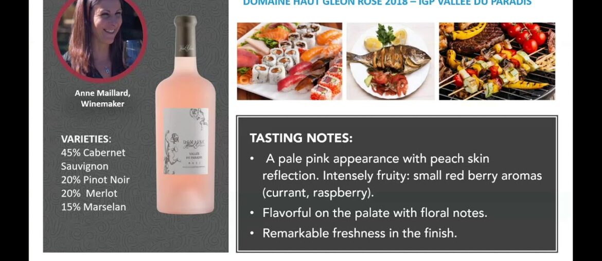 NBS Wine Down Wednesday - Domaine Haut Gléon Rosé - June 24, 2020