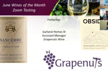 June 2020 Wines of the Month Virtual Tasting