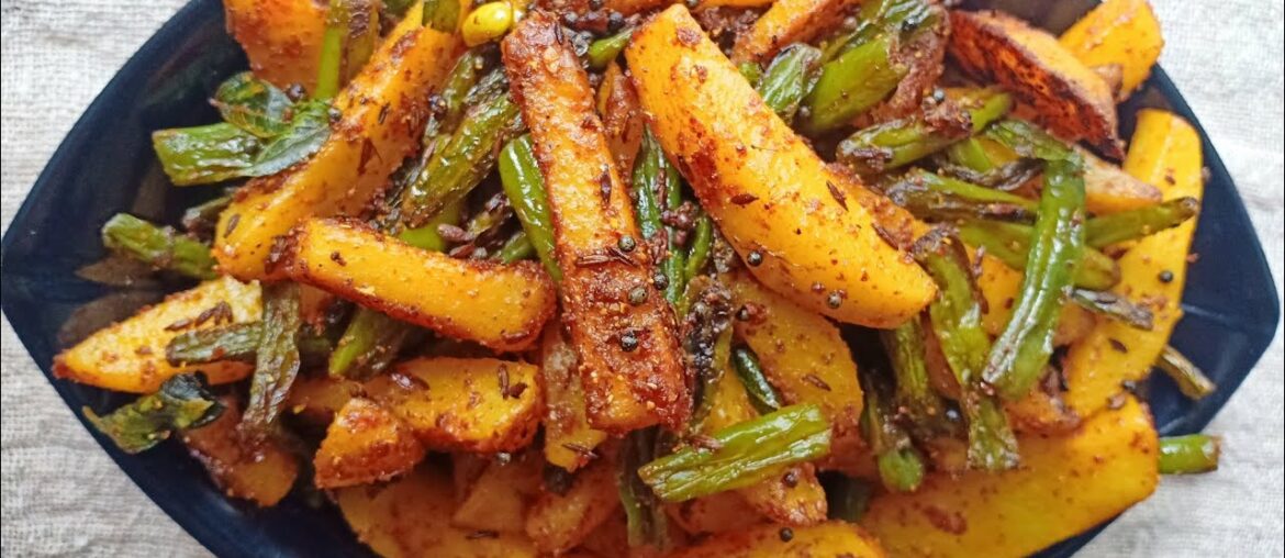 Aloo French Bean Fry || Potato French Bean Fry || Easy And Quick Recipe || Made By Suja's Kitchen Aloo French Bean Fry || Potato French Bean Fry || Easy And Quick Recipe || Made By Suja's Kitchen