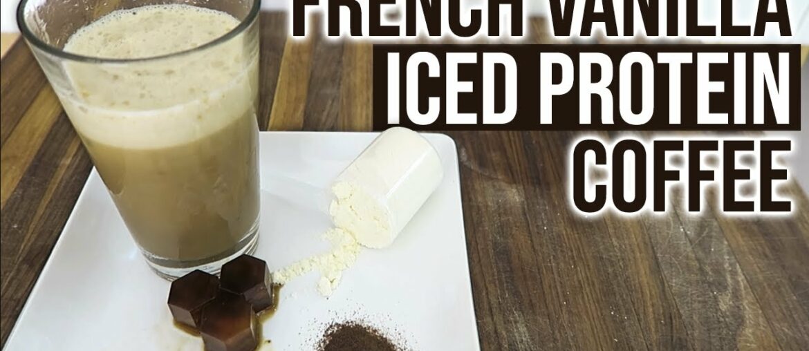 French Vanilla Iced Coffee Protein Shake Recipe (WITH INSTANT COFFEE) | LiveLeanTV French Vanilla Iced Coffee Protein Shake Recipe (WITH INSTANT COFFEE) | LiveLeanTV