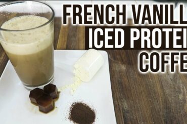 French Vanilla Iced Coffee Protein Shake Recipe (WITH INSTANT COFFEE) | LiveLeanTV