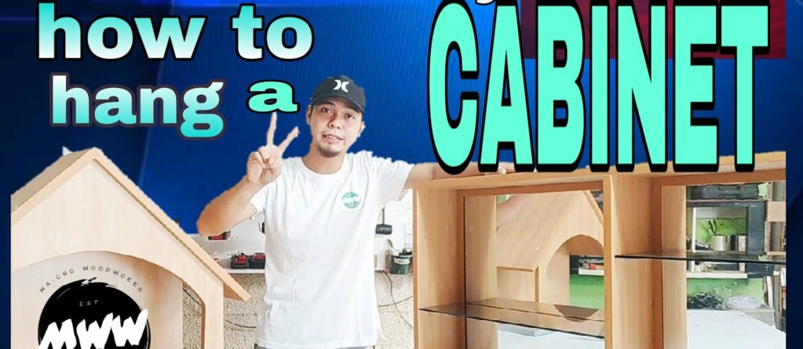 HOW TO HANG CABINETS ON WALL | HOW TO WALL MOUNT A MODULAR CABINET | FRENCH CLEAT