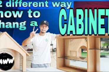 HOW TO HANG CABINETS ON WALL | HOW TO WALL MOUNT A MODULAR CABINET | FRENCH CLEAT