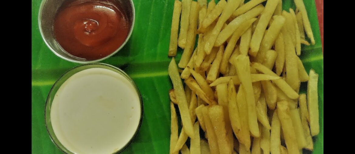 How to make french fries/ french fries recipe/ easy potato snacks/ potato snacks recipe