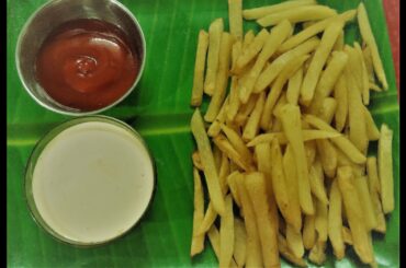 How to make french fries/ french fries recipe/ easy potato snacks/ potato snacks recipe