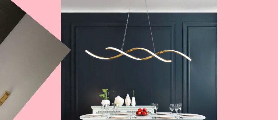 ✓NEW Chrome/Gold Plated Modern led Chandelier for dining room kitchen R ✓NEW Chrome/Gold Plated Modern led Chandelier for dining room kitchen R