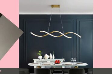 ✓NEW Chrome/Gold Plated Modern led Chandelier for dining room kitchen R