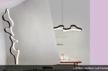☑LOFAHS Modern Led Pendant Chandelier For Dining Kitchen Room Bar livin
