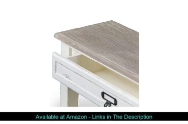 ☑️ Baxton Studio Dauphine Traditional French 1-Drawer Accent Console Table, White