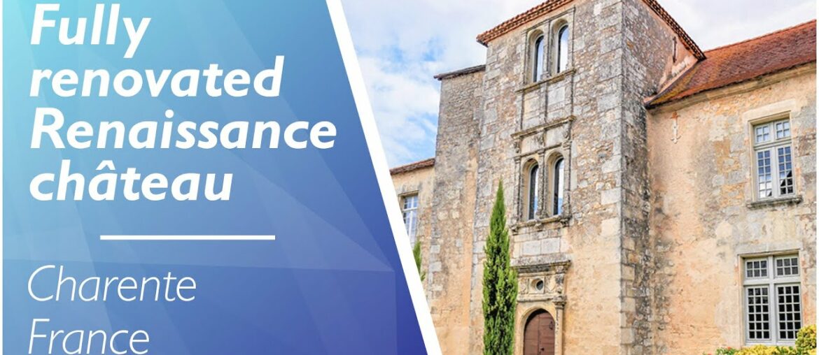 Stunning 16th-Century Chateau for sale in South-Charente with independent priory - Ref.: 111427JMI16