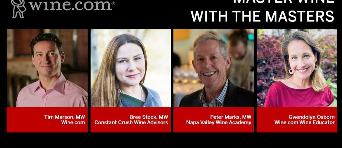 Wine.com Presents: Master Wine with the Masters – Virtual Wine Tasting at Home Wine.com Presents: Master Wine with the Masters - Virtual Wine Tasting at Home