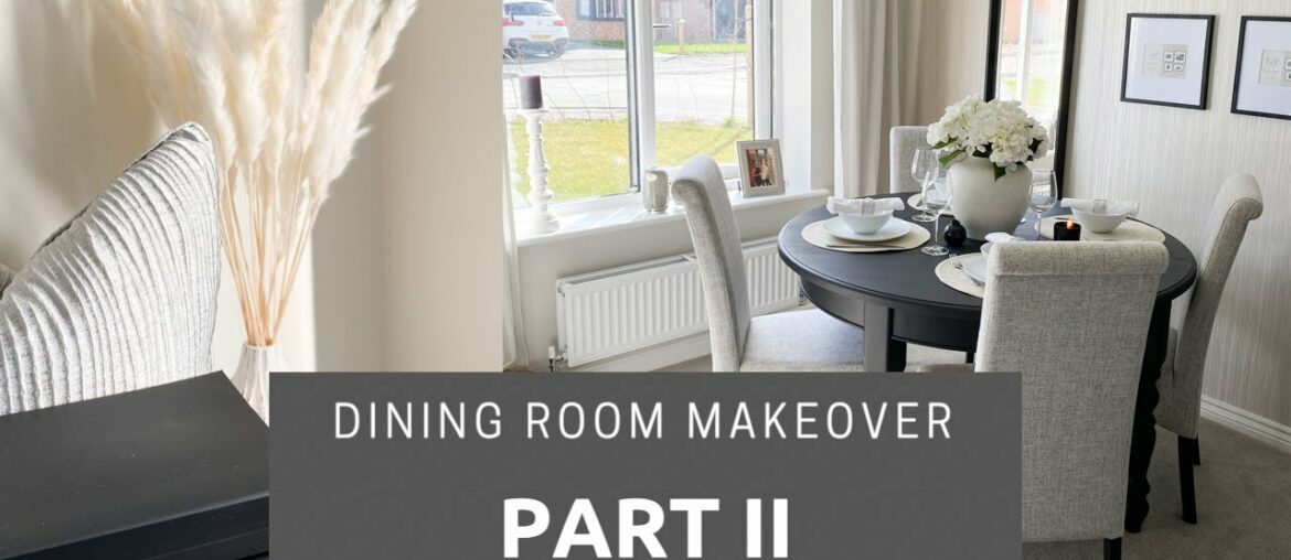 SMALL DINING ROOM MAKEOVER UK 2020 (PART II) | How to Redecorate Your Dining Room | Shade Shannon SMALL DINING ROOM MAKEOVER UK 2020 (PART II) | How to Redecorate Your Dining Room | Shade Shannon