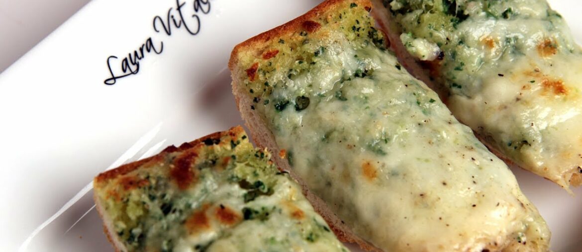 Cheesy Garlic Bread Recipe - Laura Vitale - Laura in the Kitchen Episode 288
