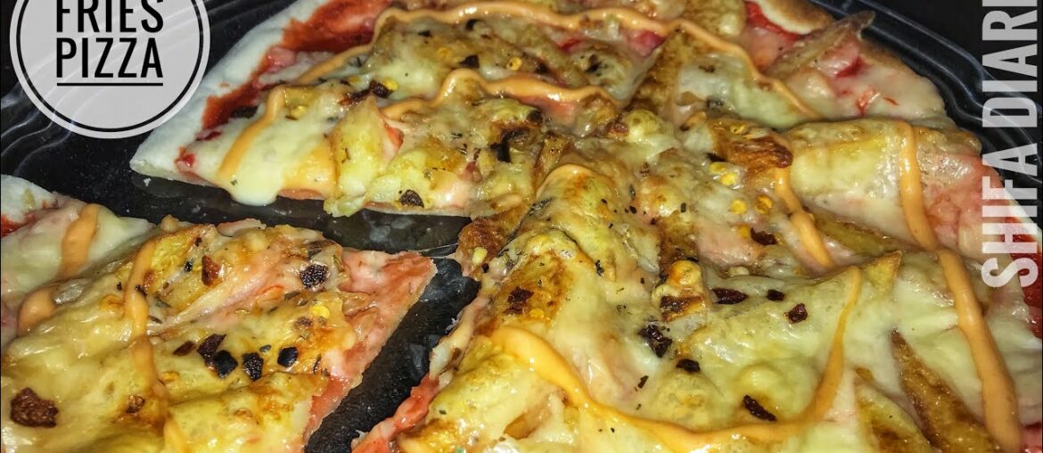 Fries pizza recipe | French Fries pizza | shifa diaries