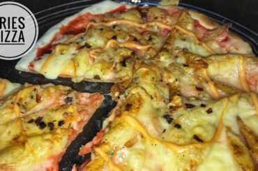 Fries pizza recipe | French Fries pizza | shifa diaries