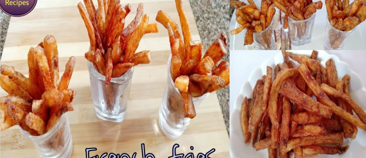 Crispy French fries | Homemade crispy fries Recipe | Restaurant style French fries