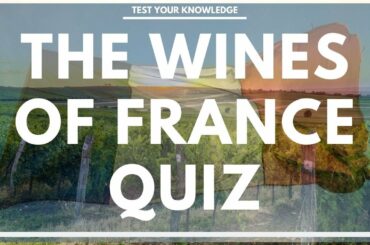 The Wines of France Quiz - How well do you know your French wine? WSET style questions.