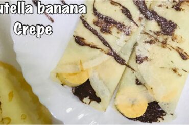 How To Make Crepe|Basic French Crepe Recipe|Easy Breakfast Recipe|Crepe Recipe|Easy Crepe batter