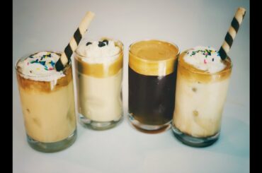 Frothy Dalgona whipped Coffee Recipe | How to make Whipped French Vanilla Coffee_Iced Coffee || MRB