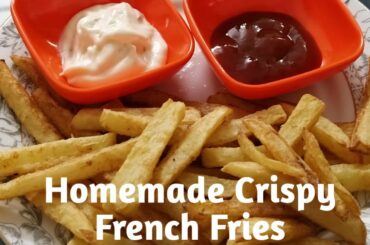 perfect crispy french fries || homemade perfect french fries recipe || finger chips recipe,