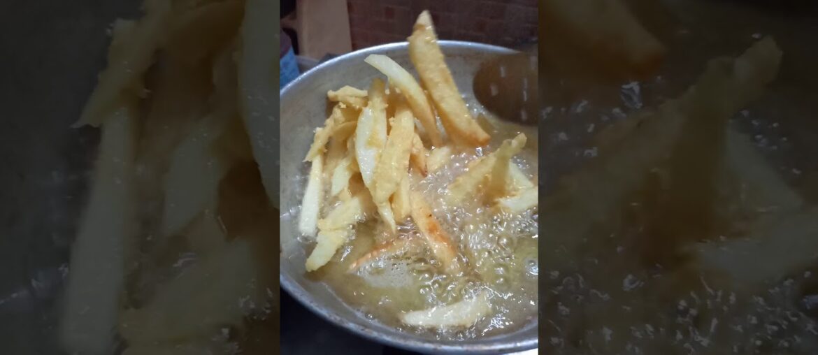 French fries easy recipe/🥔 potato crispy chips 🍟