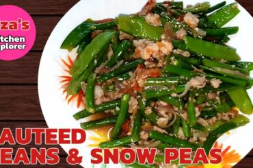 Easy Simple To Follow Sauteed French Beans And Snow Peas Recipe - Healthy Nutritious