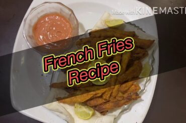 French fries recipe/by tasty food and fun with Mamuna chaudhry!!!🥰
