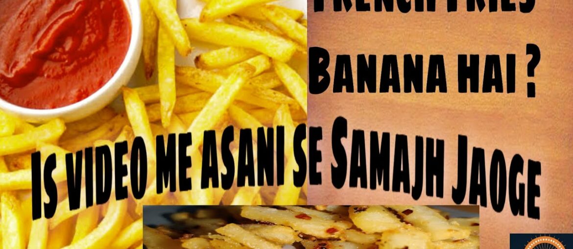 Crispy and Homemade french fries recipe - restaurant style french fries recipe at home..