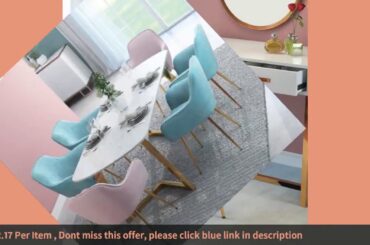 ✅NEW Nordic Luxury Dining Chair Nail Make Up Chair Tea Coffee Chair Des