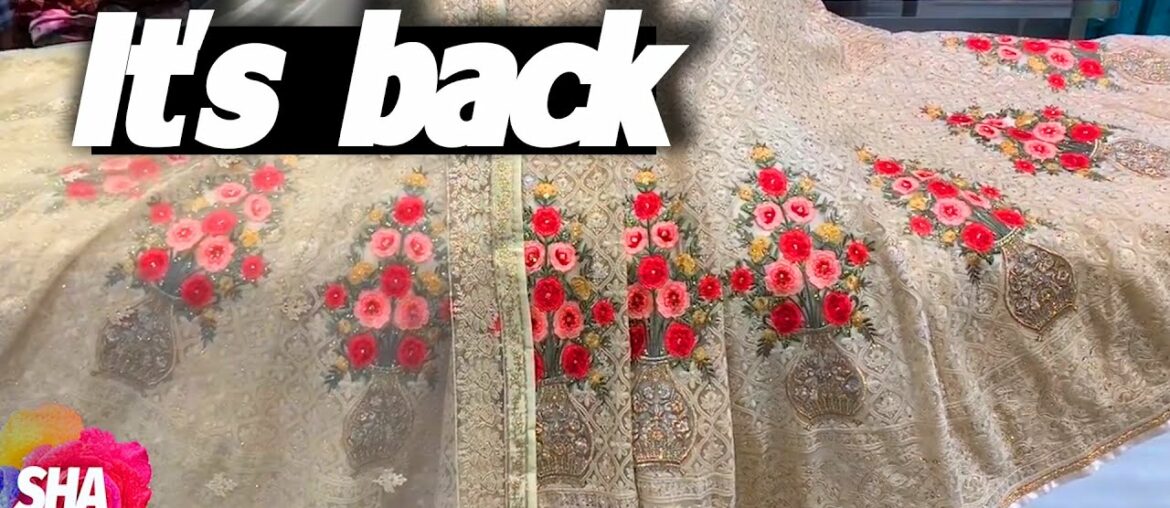 Best Designer Lahenga In Premium Segment 🎈Surprise!!! French Bouquet Version 1 Back In Stock! ❤️❤️❤️