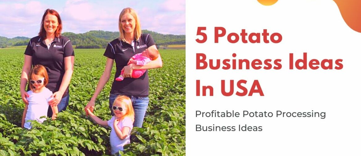 Potato Farming: 5 Profitable Potato Processing Business Ideas | Food Business Ideas | Business Ideas