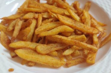 How to make crispy french fries recipe | homemade restaurant style | recipe by little bites